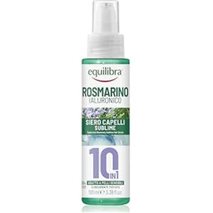 Equilibra, Siero Capelli 10in1, Termoprotettore Anticrespo, con Olio Essenziale Di Rosmarino e Acido Ialuronico, Dermatologicamente e Clinicamente testato, Adatto a Pelli Sensibili, 100 ml