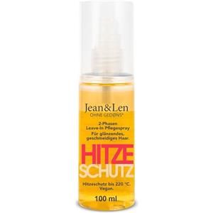 Jean & Len Spray bifasico Leave-In termoprotettore, per ogni tipo di capello, protegge dal calore fino a 220°C, formula anti-crespo, Heat Protection Spray, senza parabeni e siliconi, vegano, 100 ml