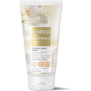 Bottega Verde Crema Mani Camelia e Retinolo 75 ml - Nutriente e Protettiva con Retinolo ed Estratto di Camelia Iperfermentato