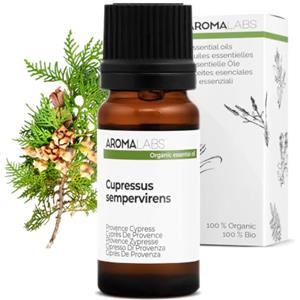 Aroma Labs Cipresso di Provenza BIO (Cupressus sempervirens) - 10 mL - Olio Essenziale Chemiotipizzato e Certificato AB - Aroma Labs - Made in France