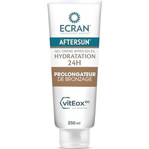 ECRAN® AFTERSUN - Gel crema dopo sole - Idratazione 24 ore - Prolungatore abbronzante - Tecnologia vitEox80 - Vitamina E - Senza autoabbronzante - a base di beta-carotene - antiossidante -