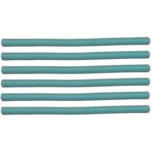 Efalock Professional Bigodini flessibili, 8 mm, verde, (1 x 6 pezzi)