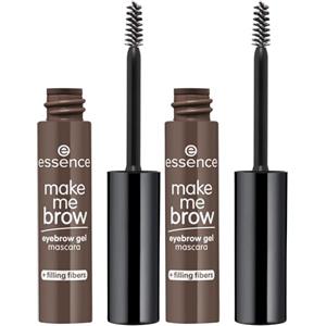 Essence Cosmetics Make Me Brow Mascara in Gel per Sopracciglia, Definizione, Gel, 3.8 ml (Confezione da 2)