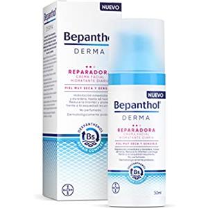 Bepanthol Derma Riparatrice Crema Viso Idratante Giorno, Pelle Molto Secca E Sensibile, 50 Millilitri
