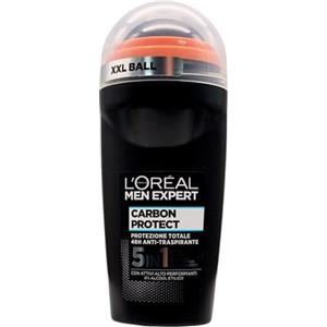L'Oréal Paris Men Expert Deodorante Roll-On Carbon Protect 50 ml - Antitraspirante 48H con Tecnologia 4 in 1