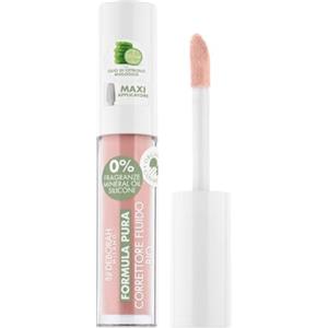 Deborah Correttore Fluido Formula Pura BIO N.01 Fair, 0% Siliconi, Antirughe Borse e Occhiaie, riduce Imperfezioni e Discromie, Finish Luminoso, con Olio di Cetriolo Bio