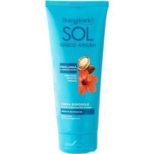 Bottega Verde - SOL Ibisco Argan, Crema Doposole Corpo, 200 ml | Idrata, Rinfresca ed Esalta l'Abbronzatura