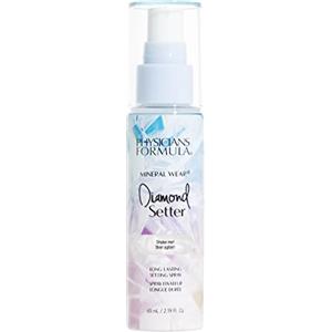 Physicians Formula Mineral Wear Diamond Setter Spray Fissativo Idratante e Illuminante 65 ml - Formula Leggera con Polvere di Diamante
