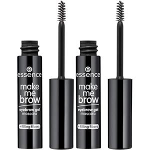 Essence Cosmetics Make Me Brow Mascara in Gel per Sopracciglia, Definizione, Gel, 3.8 ml (Confezione da 2)