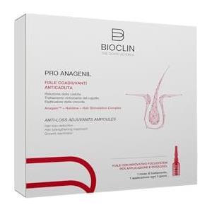 BIOCLIN PRO ANAGENIL - Coadiuvante Anticaduta 10 Fiale - Con AnagainTM, Hairiline (R), 3HC Hair Stimulation Complex e Vitamine - Rinforza, Volumizza e Aumenta Densità dei Capelli - Non Unge