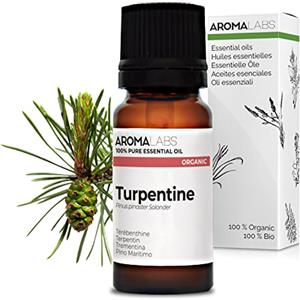 Aroma Labs Trementina BIO (Pinus pinaster) - 10 mL - Olio Essenziale Chemiotipizzato e Certificato AB/Cosmos - Aroma Labs - Made in France
