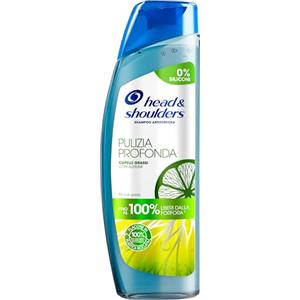 Head & Shoulders Pulizia Profonda Capelli Grassi, Contro La Forfora, Con Agrumi, Senza Siliconi, Per Capelli Fino Al 100% Liberi Dalla Forfora, 250 ml