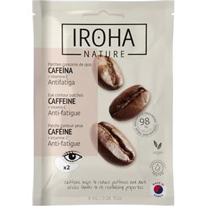 IROHA NATURE - patch occhi alla caffeina, vitamina C | 98% di origine naturale, prodotto in Corea, vegano, senza allergeni, dermatologicamente testato