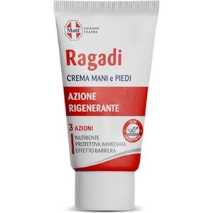 Matt Crema Mani e Piedi Rigenerante 75ml - Nutriente, Protettiva, Effetto Barriera, con Oli Vegetali