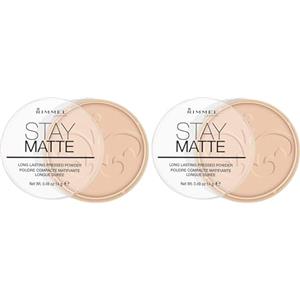 Rimmel London RIMMEL CIPRIA COMPATTA PER VISO STAY MATTE 003 PEACH GLOW 14 G (Confezione da 2)