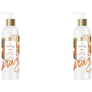 Pantene Pro-V Crema Styling + Termoprotettore Onde Naturali, senza Risciacquo, Nutriente, con Olio di Argan, per Controllo del Crespo e Onde Morbide e Idratate, 235 ml (Confezione da 2)
