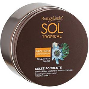 Bottega Verde - SOL Tropical, Gelée Corpo Attivatore Abbronzatura 20 ml, No Filtri Solari, con Olio di Noce Brasiliana e Maracujà, Intensifica e Prolunga l'Abbronzatura, per Pelli Già Abbronzate