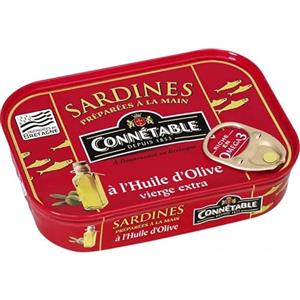 Connetable Sardine con olio d'oliva