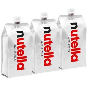 Generico 3X Crema Spalmabile alle Nocciole e Cacao FOOD SERVICE, Formato Sac a Poche, adatto a Dispenser per nutella 1kg