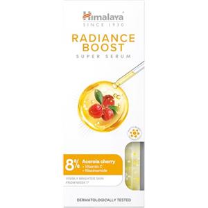 Himalaya Super Serum Radiance Boost Siero illuminante quotidiano con vitamina C e niacinamide per una pelle radiosa, liscia e senza macchie visibili, 30ml