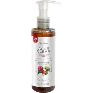 Himalaya Acne Clear+ Gel detergente viso, 200 ml - Acido salicilico, CICA e Neem - Combatte i 5 segni dell'acne, 97% origine naturale - Detergente delicato non comedogenico