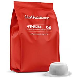 FRHOME Il Caffè Italiano Capsule Bialetti Compatibili Venezia - 100pz | Capsule Compatibili Bialetti Con Aroma Equilibrato Raffinato | Caffe Bialetti Capsule Compatibili Made In Italy | Frhome