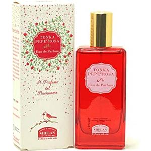 Helan, Tonka & Pepe Rosa, Profumo Donna, Eau de Parfum Intenso e Avvolgente - Fragranza Sensuale con Pepe Rosa e Vaniglia - Profumi Donna con Note di Gelsomino e Mughetto, 50 ml - Made in Italy