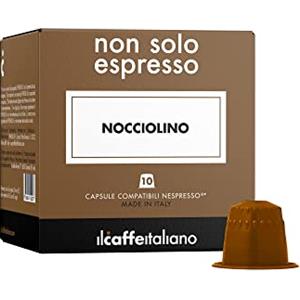 FRHOME Il Caffè Italiano Capsule Compatibili Con Nespresso Nocciolino - 80pz | Capsule Caffe Compatibili Con Nespresso, Cremosa e Sfiziosa | Capsule Compatibili con Nespresso Made In Italy | Frhome