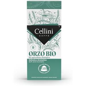 Cellini Caffè Cellini Capsule Orzo Compatibili con Nespresso* - 100pz | Con Un Aroma Equilibrato, Intenso E Un Gusto Pieno