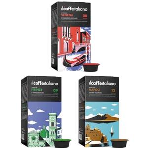FRHOME Il Caffè Italiano Capsule Lavazza A Modo Mio Compatibili Kit Degustazione Caffè - 120pz | Capsule Compatibili A Modo Mio | Capsule Compatibili Lavazza A Modo Mio Made In Italy | Frhome