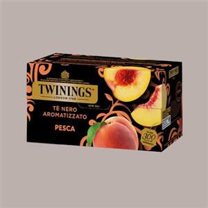 Lucgel Filtri Bustine Tè Nero Aromatizzato alla Pesca 2 x 25 Filtri Lucgel
