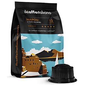 FRHOME Il Caffè Italiano Capsule Caffitaly Compatibili Napoli - 100pz | Made In Italy Aroma Forte e Vigoroso