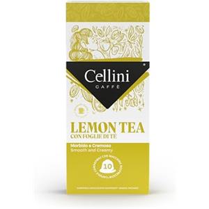 Cellini Caffè Cellini Capsule Lemon Tea Compatibili Nespresso* - 100pz | A Base Di Foglie Di Tè Nero Aromatizzato Al Limone