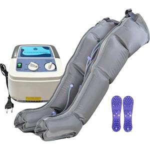 vanenferse Massaggiatore Compressione D'aria Per Vitelli, Elettrico Body Pressoterapia Massagg Gambe E Pancia, Macchina Per Pressoterapia a Casa, Pressoterapia Linfodrenaggio (4 Cavity, both lower limbs)