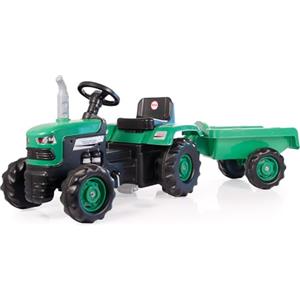 Dolu Oyuncak San.Ve Tic.A.S. - 8053 Trattore con Pedale Ride On Con Rimorchio, Verde