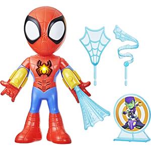 Hasbro Marvel Spidey e I Suoi Fantastici Amici - Action Figure Elettronica da 25 cm con Luci, Suoni e 3 Accessori per Bambini dai 3 Anni