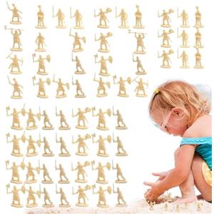Eoixuqba Soldatini | Miniature Militari in Plastica | 100 Statuine Antiche per Giochi Educativi di Ruolo Feste Bambini e Bambine