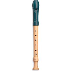 Mollenhauer 17413 Fipple Sopranblockflöte, Dege, seeblau, barock - Flauto dolce soprano (barocco)