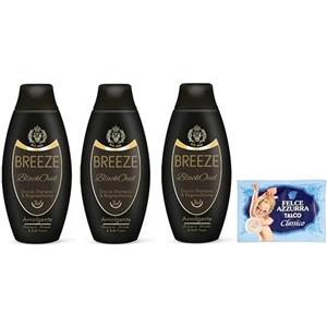 Felce Azzurra BREEZE BlackOud Shampoo doccia e bagnoschiuma, pulisce efficacemente corpo e capelli 400 ml + 1 Felce Azzurra di talco 0 da 100 g