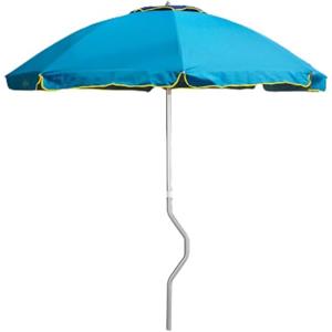 Produce Shop Ombrellone Mare GiraFacile 220 Cm Alluminio Protezione UV Spiaggia Pesca Eolo - Azzurro