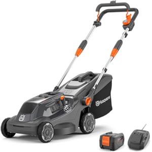 Husqvarna Tagliaerba a batteria Husqvarna Aspire LC34-P4A con batteria 4 ah POWER FOR ALL e caricatore inclusi, maneggevole, compatta e potente