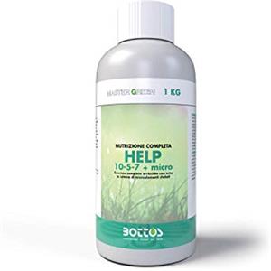 Bottos Help 10-5-7 - Concime NPK Liquido da 1 Kg con Microelementi Rame, Ferro, Manganese, Molibdeno e Zinco