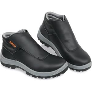 BETA Scarpe Antinfortunistiche in Pelle Idrorepellente da Saldatore Basic 7245NB (Nero, Sistema Taglie Calzature EU, Adulto, Numero, Media, 40)