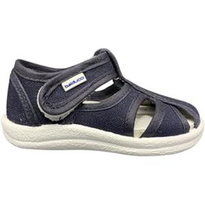 Balducci Scarpe Primi Passi in Tela, Sandalo con Chiusura a Strappo, Plantare Anatomico.NUMERI DAL 19 AL 26 (bianco, Sistema Taglie Calzature EU, Bimbo (0-5 anni), Numero, Media, 21)