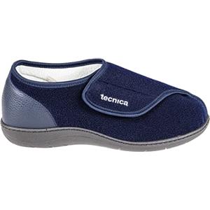 EXTRO STYLE Tecnica 3 Kle Blu, Linea Anziani, Microfibra, Scarpa Ortopedica Made in Italy, Plantare Estraibile, Chiusura a Strappo, Scarpe Ortopediche, Dispositivo Medico Classe 1 (Taglia 35)
