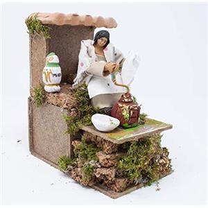 Joy Christmas Pastore per Presepe in Movimento 14 cm x 9 cm Macina caffè 43104