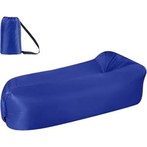 ENEN Divano Gonfiabile Portatile, Divani Gonfiabili Divano ad Aria Impermeabile e Anti-Perdite Inflatable Sofa per Viaggi Campeggio Giardino Piscina Festa in Spiaggia (Blu scuro,Taglia unica)