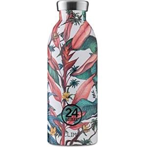 24Bottles Clima Bottle - Borraccia Termica 500 ml Acciaio Inox, Bottiglia Termica Thermos 100% Ermetico (12h Hot 24h Cold) dal Design Italiano, Borracce Termiche Ecologiche, Water Bottle Pure Love