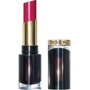Revlon Super Lustrous Glass Shine Lipstick Love Is On, Rossetto Labbra Dal Colore Brillante, Formula Cremosa e Idratante con Acido Ialuronico, Aloe e Quarzo Rosa