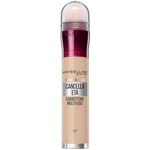 Maybelline New York Correttore Multi-Uso, Idratante e con Coprenza Modulabile, Imperfezioni e Occhiaie Coperte, Con Bacche di Goji e Haloxyl, Cancella Età, Tonalità: 07 Sand, 6,8 ml